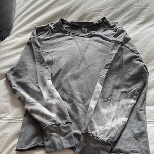 Electric and rose tie dye crew neck